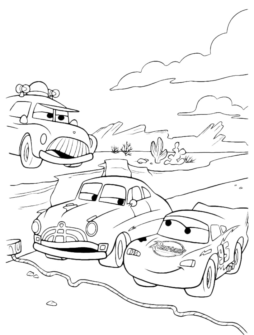 cars the movie coloring pages sally ride - photo #12