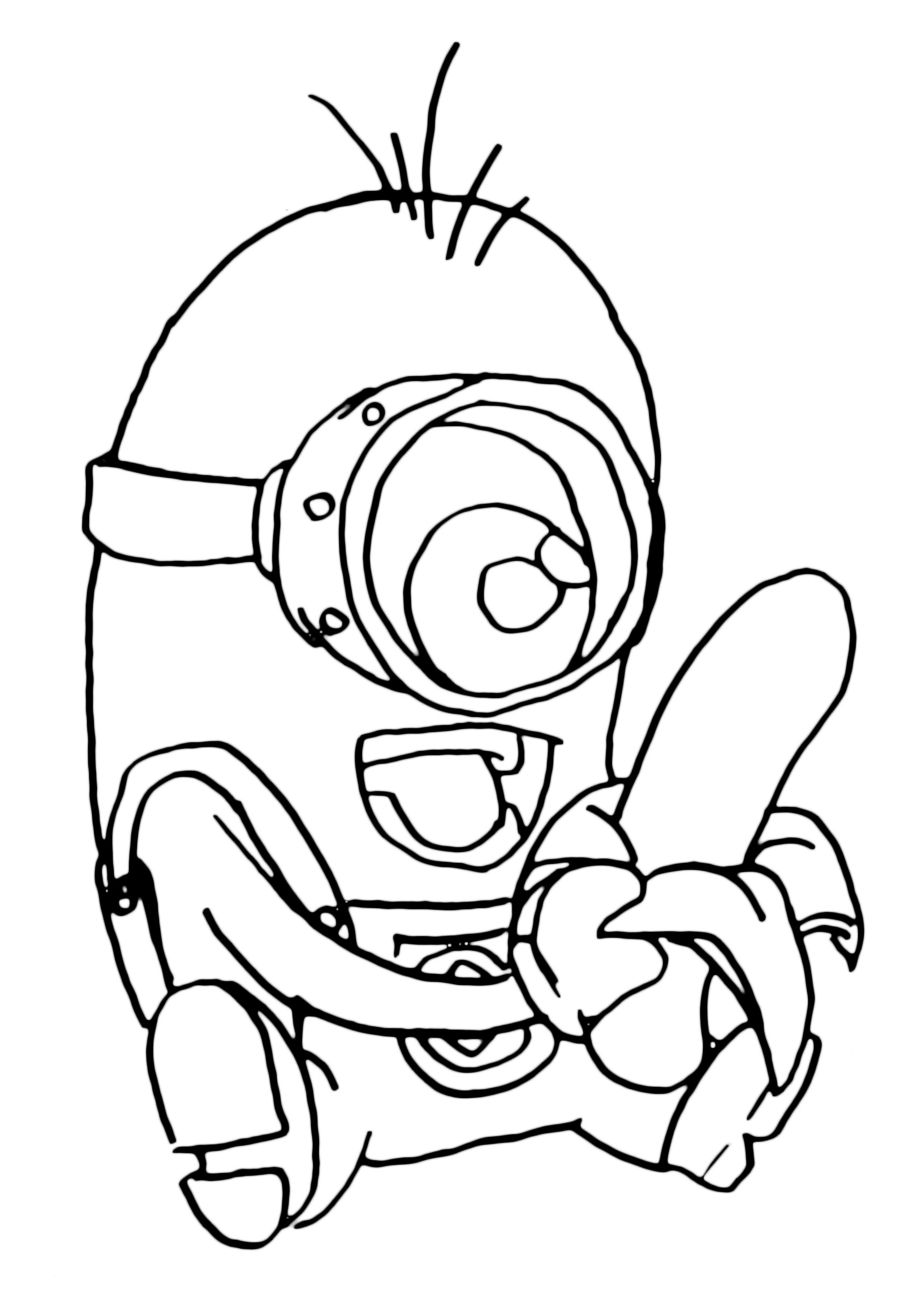 dave the minion coloring pages - photo #27