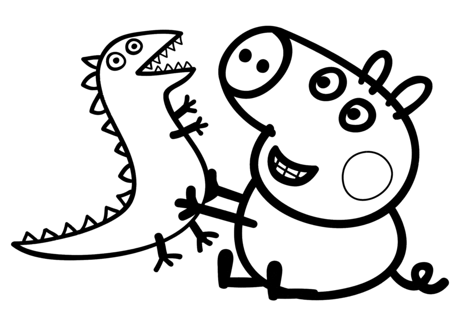 daddy pig images coloring pages - photo #28