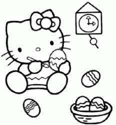 Hello Kitty colora le uova