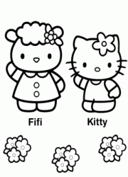 Hello Kitty e la sua amica Fifi