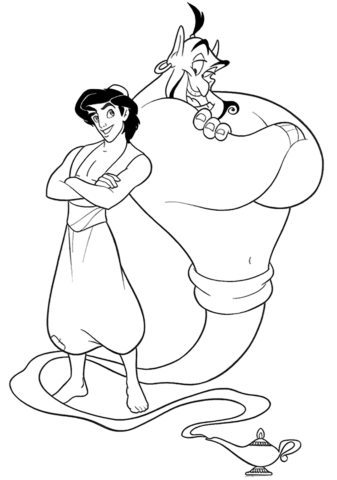 aladdin e il genio della lampada