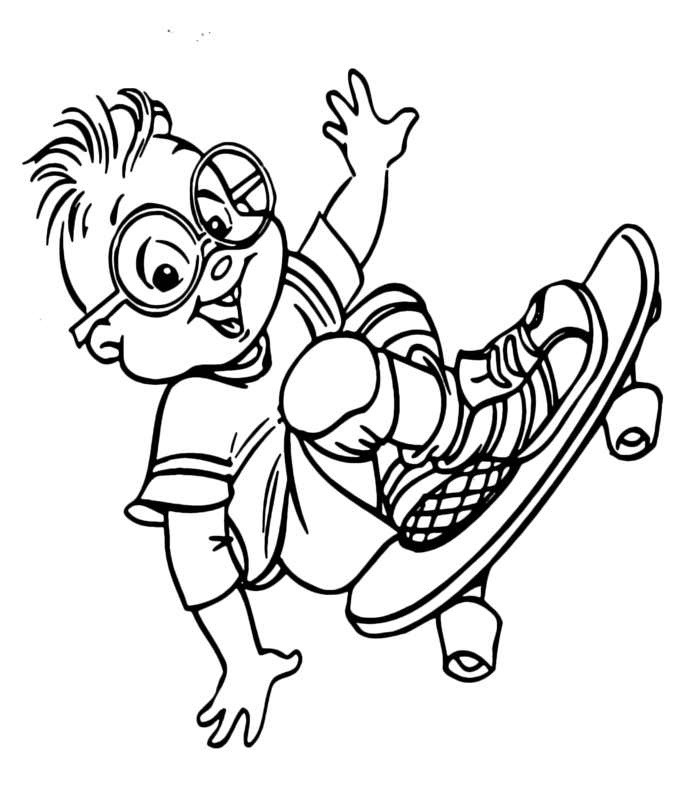 Alvin and the Chipmunks - Simon sfreccia sullo skateboard