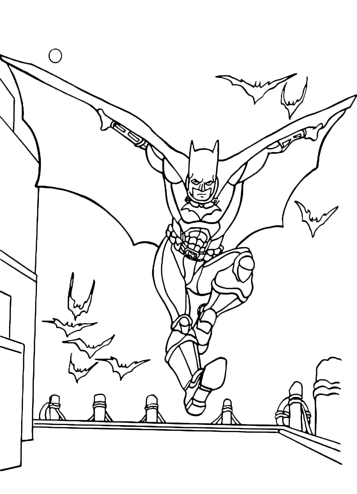 Batman - Batman vola fra i palazzi di Gotham City