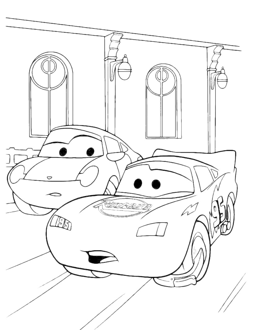 Cars - Saetta McQueen e Sally in tribunale