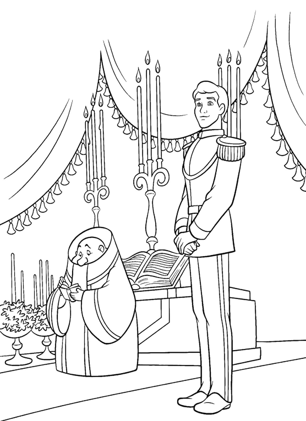 Cenerentola - Il Principe aspetta Cenerentola all'altare