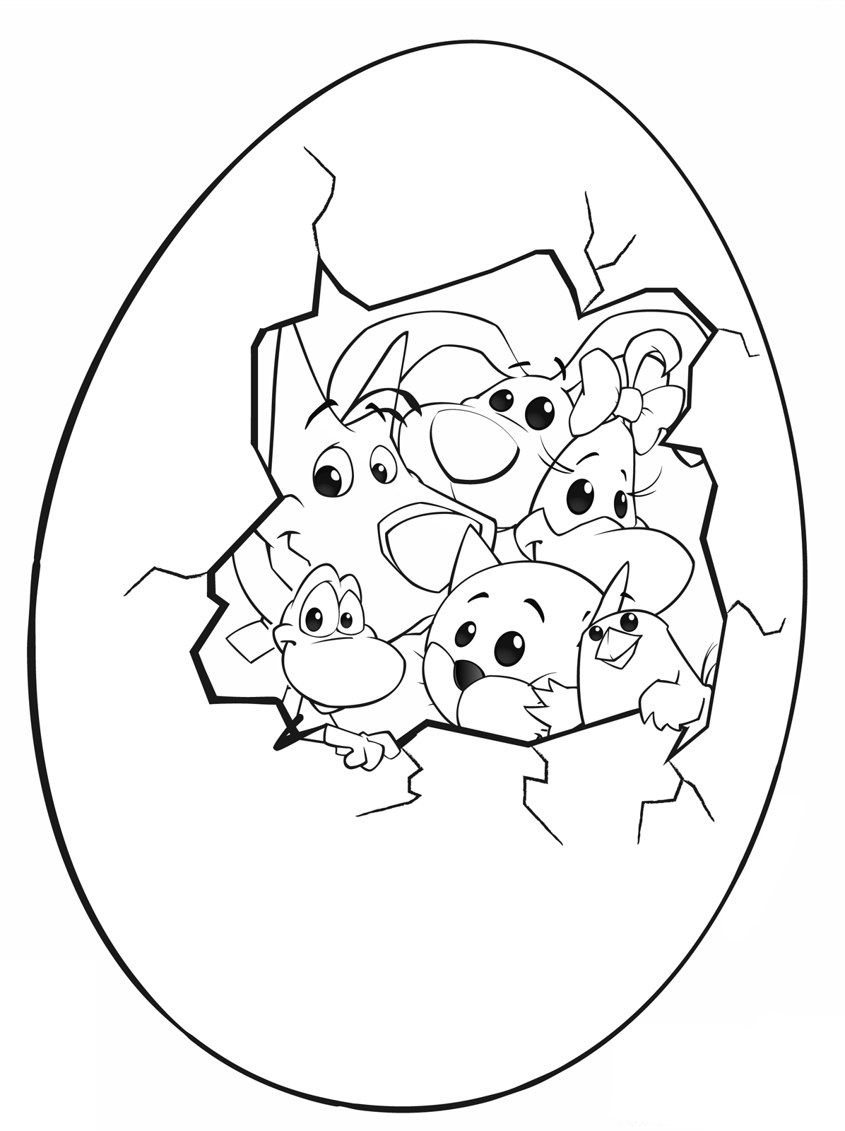 Cuccioli - Cilindro Olly Portatile Senzanome Diva e Pio insieme dentro un uovo