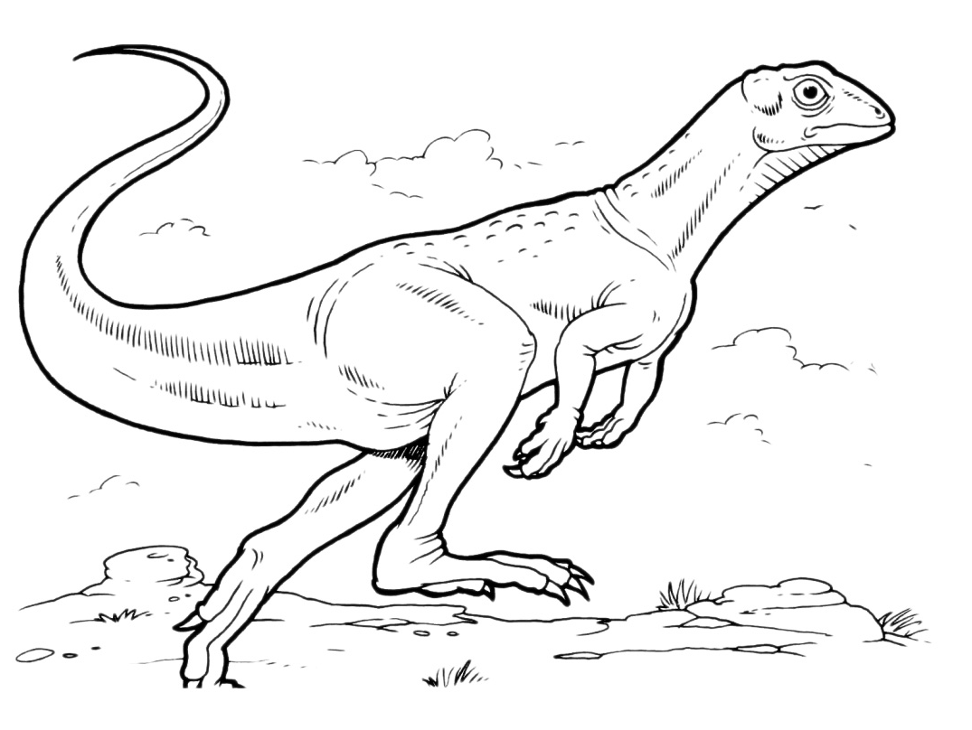 Dinosauri - Il Fulgurotherium corre veloce