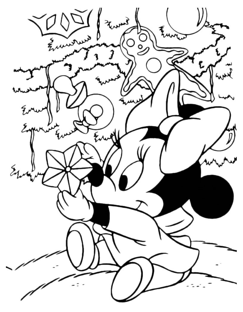 Disegni Di Natale Topolino.Disegni Di Disney Classici Da Colorare