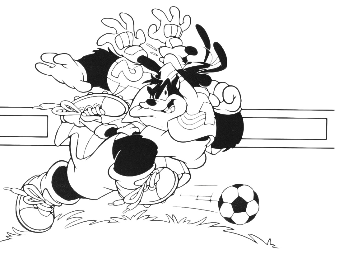Disney Classici - Pippo gioca a calcio contro Gamba di legno