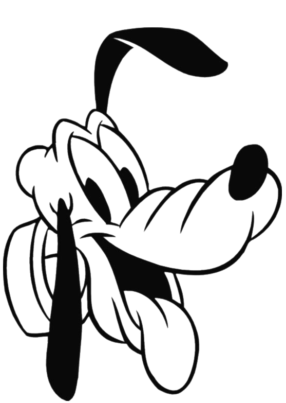 Disney Classici - Pluto con un orecchio alzato