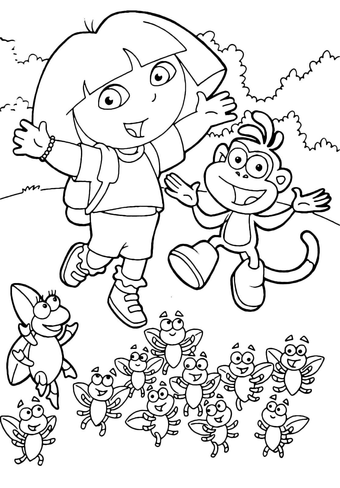 Dora l'esploratrice - Dora e Boots ballano assieme ai coleotteri