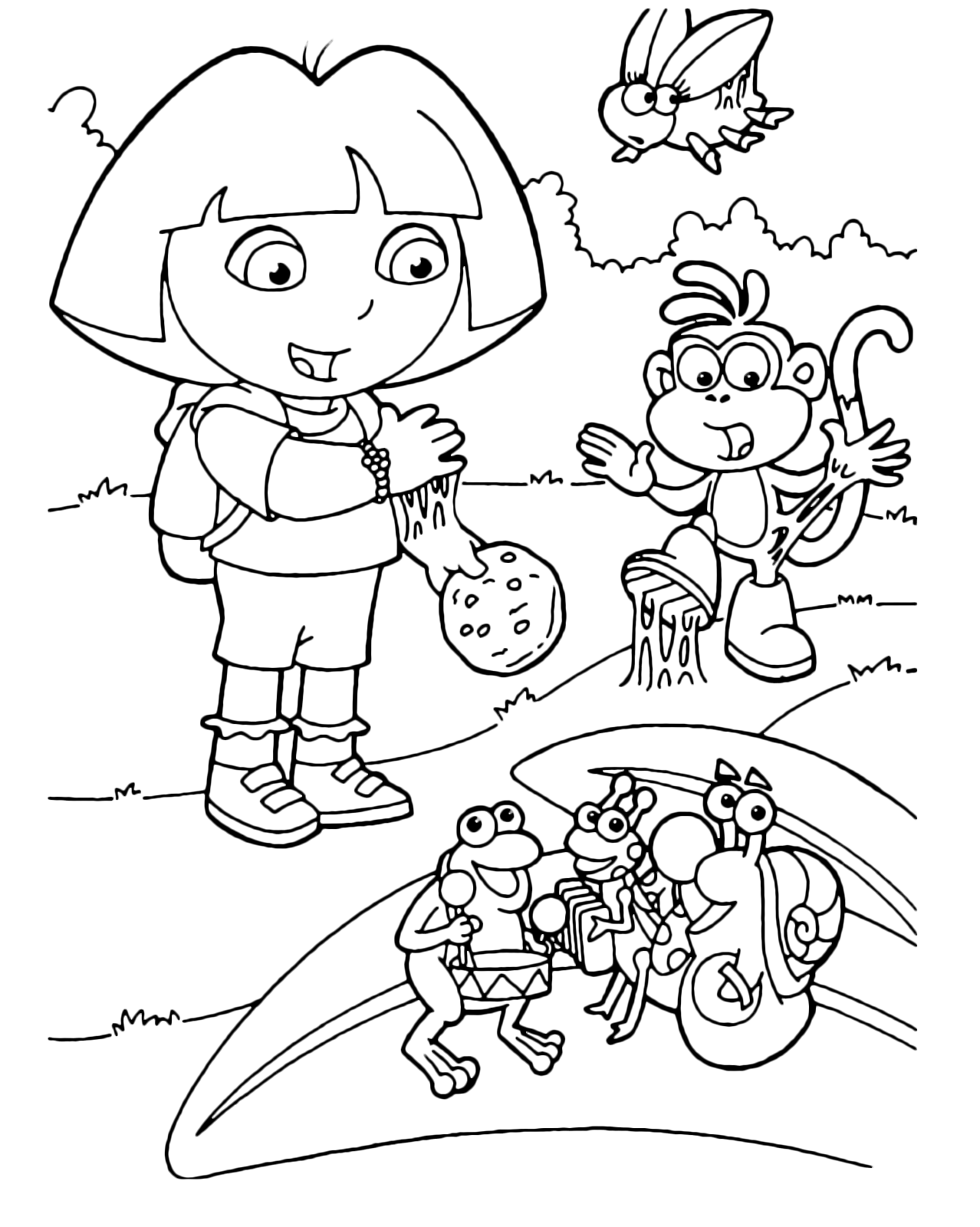Dora l'esploratrice - Dora e Boots hanno trovato una sostanza appiccicosa