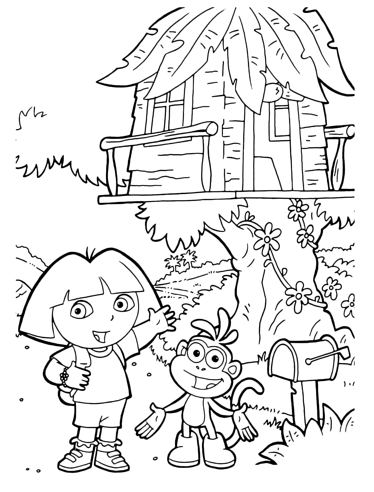 Dora l'esploratrice - Dora e Boots mostrano la casetta sull'albero