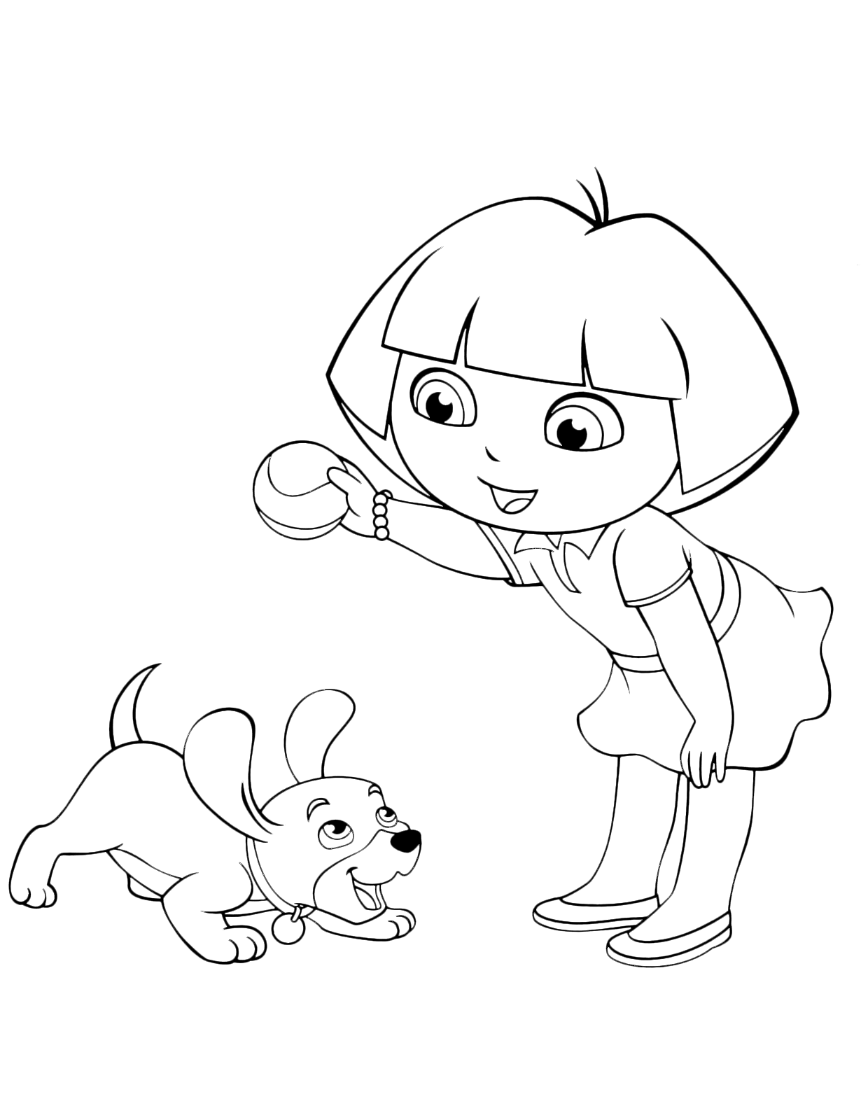Dora l'esploratrice - Dora gioca con un cucciolo di cane