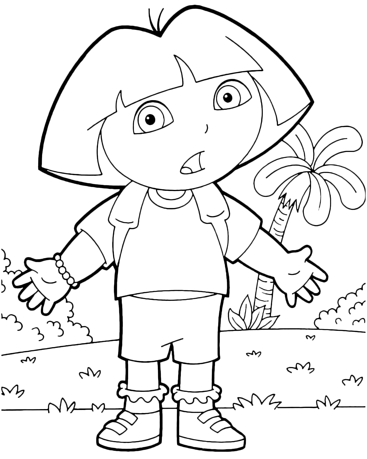 Dora l'esploratrice - Dora ha un'espressione perplessa