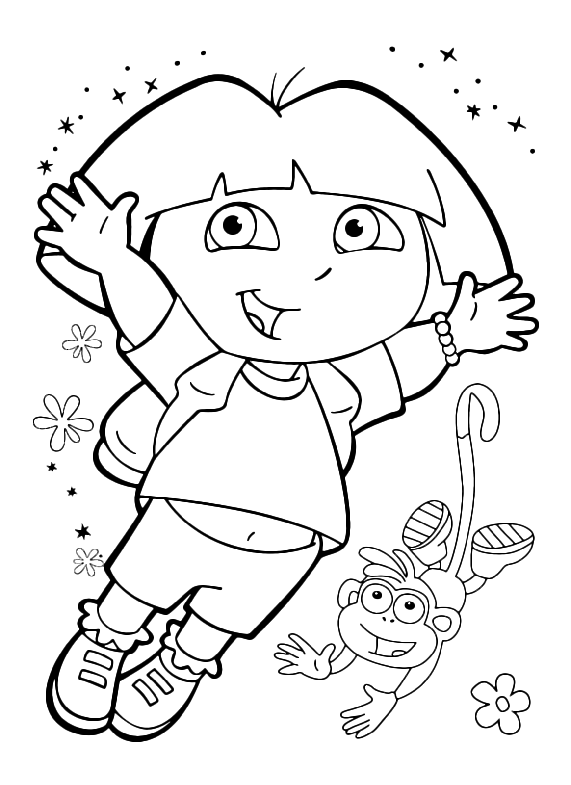 Dora l'esploratrice - Dora salta con la scimmietta Boots