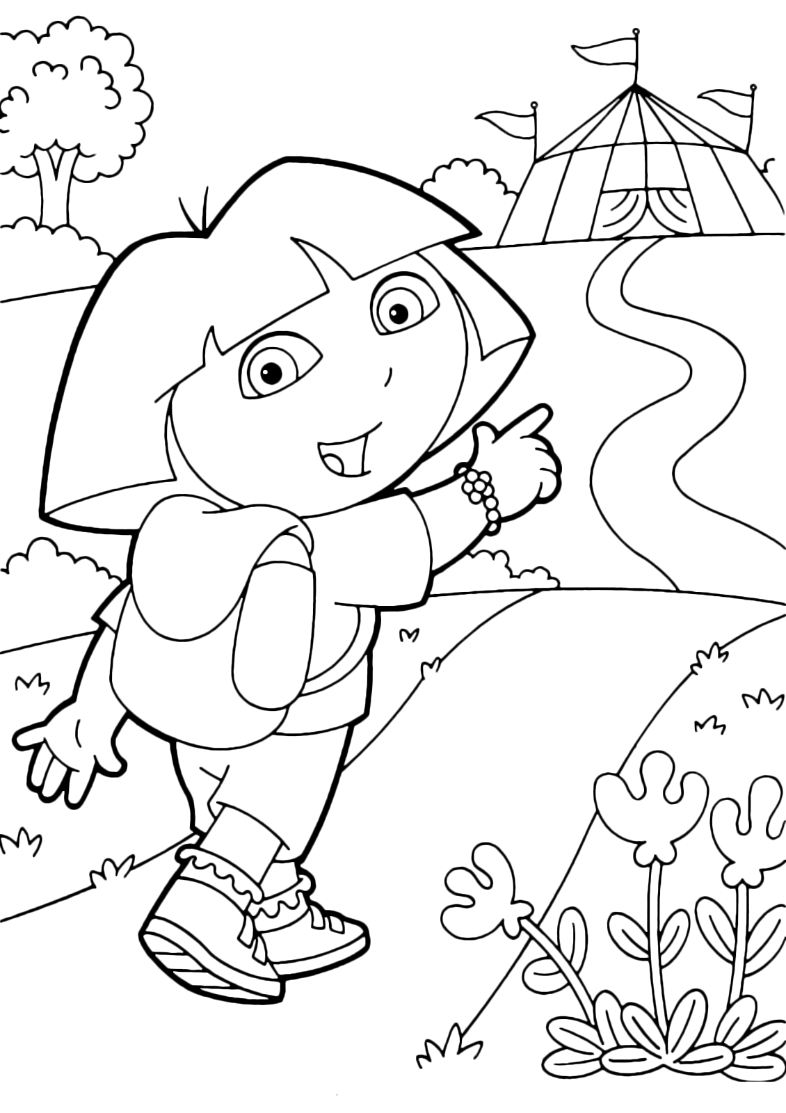 Dora l'esploratrice - Dora si incammina verso il circo