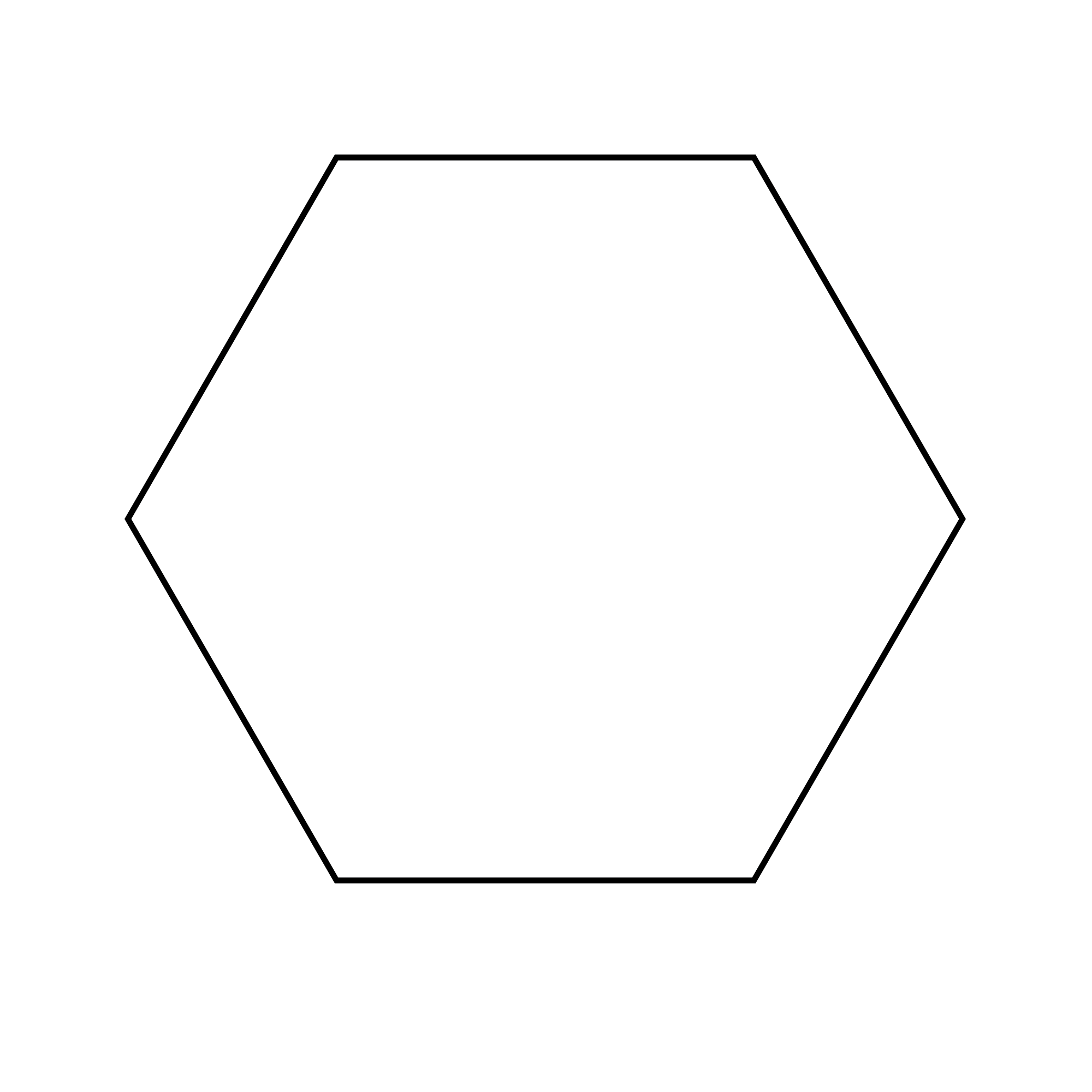 Figure geometriche - Figura geometrica piana - Pentagono poligono a 6 lati