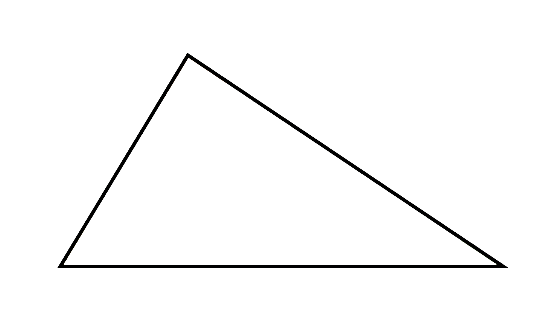 Figure geometriche - Figura geometrica piana - Triangolo scaleno