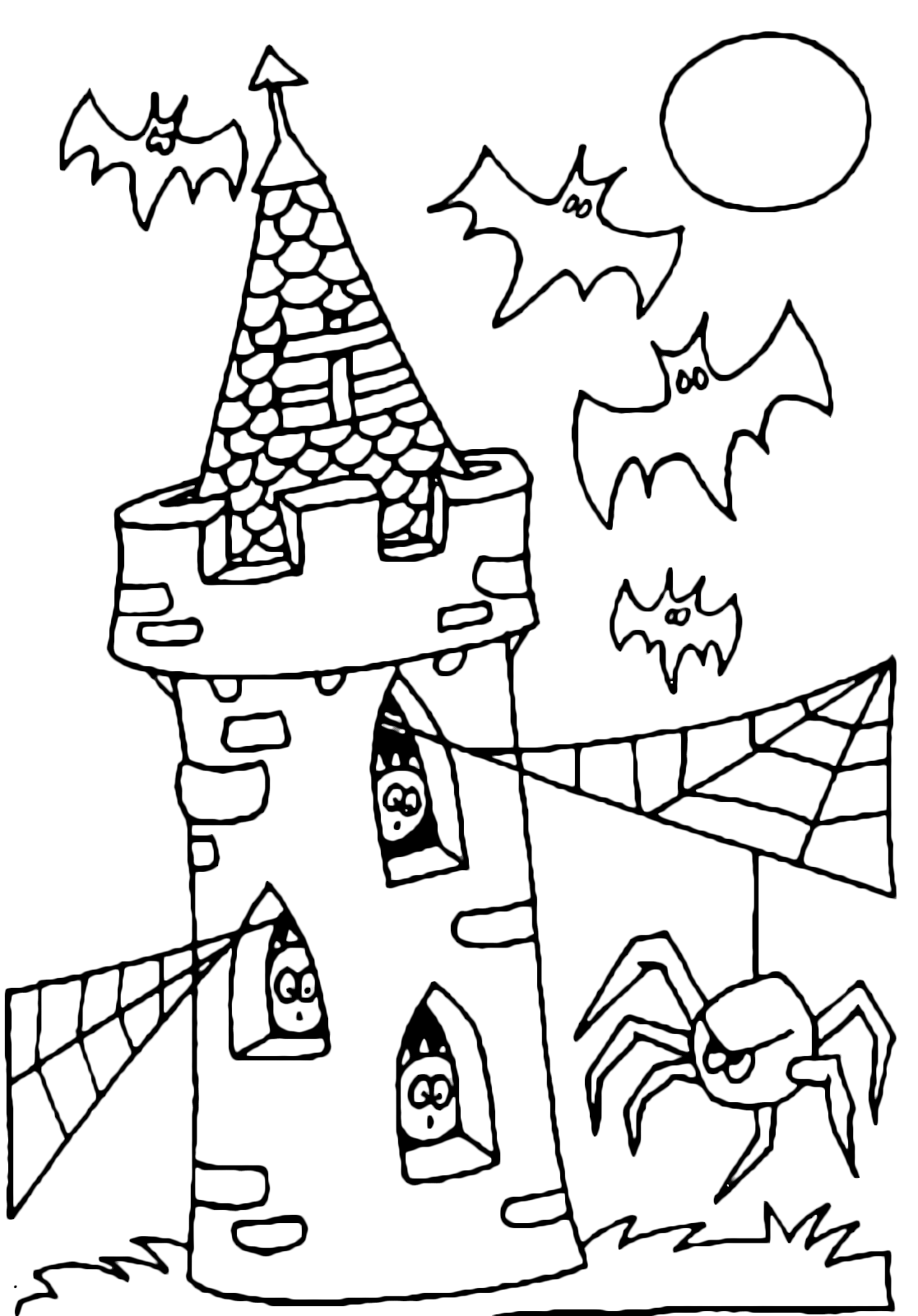 Halloween - I pipistrelli attaccano i ragni sulla torre