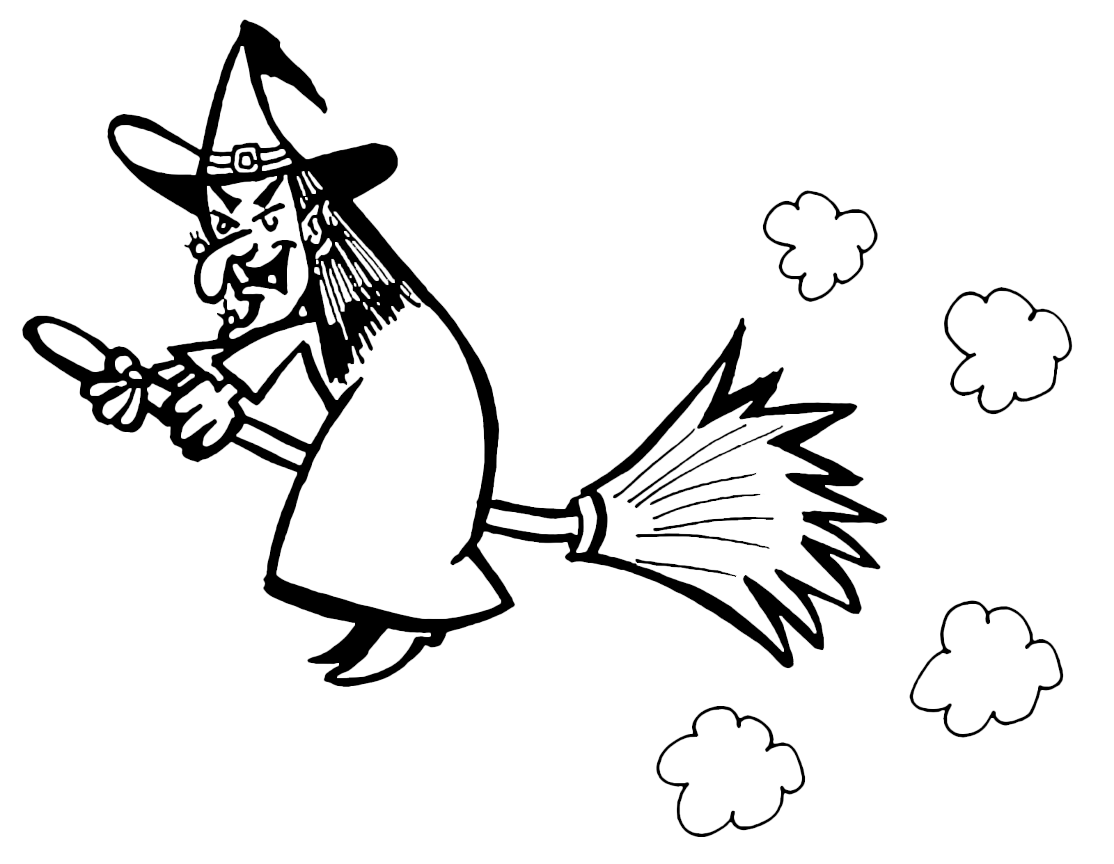 Halloween - La strega vola sulla sua scopa