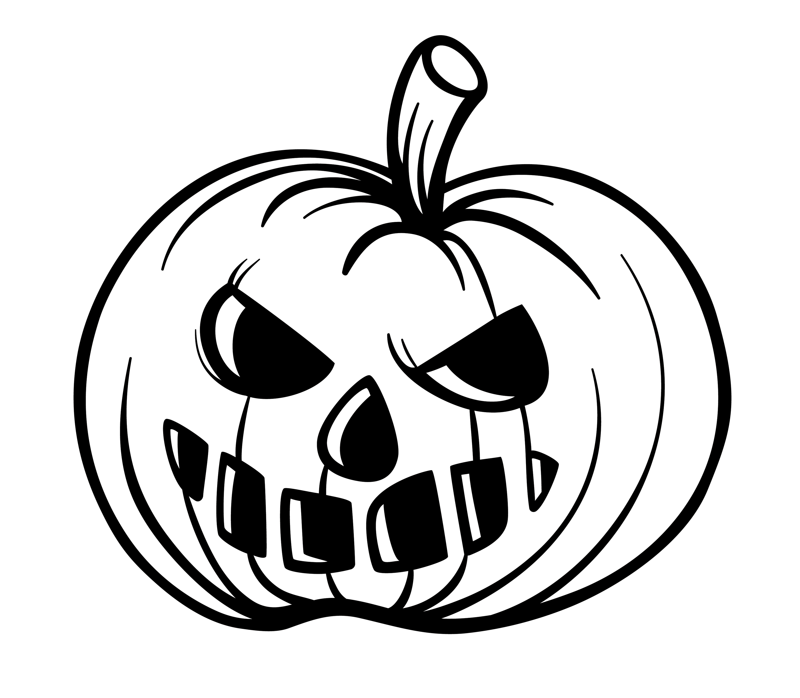Halloween - Una zucca di Halloween con lo sguardo furbetto