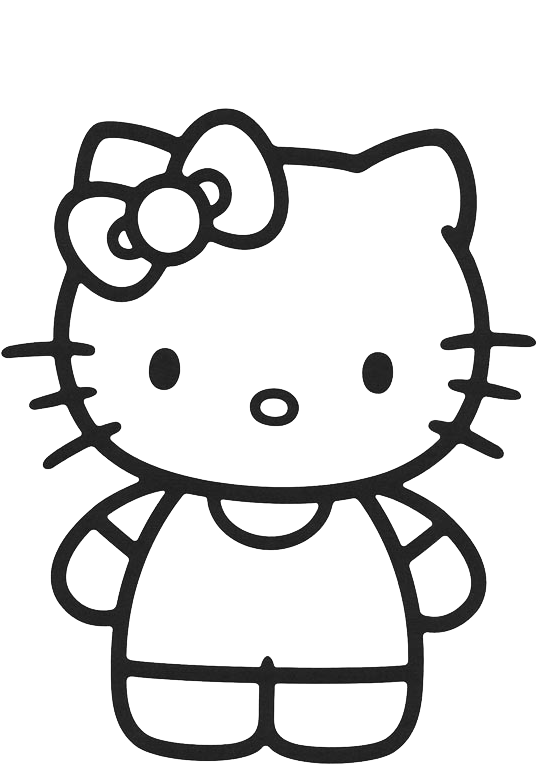 Disegni Da Colorare Di Natale Hello Kitty.Disegni Di Hello Kitty Da Colorare