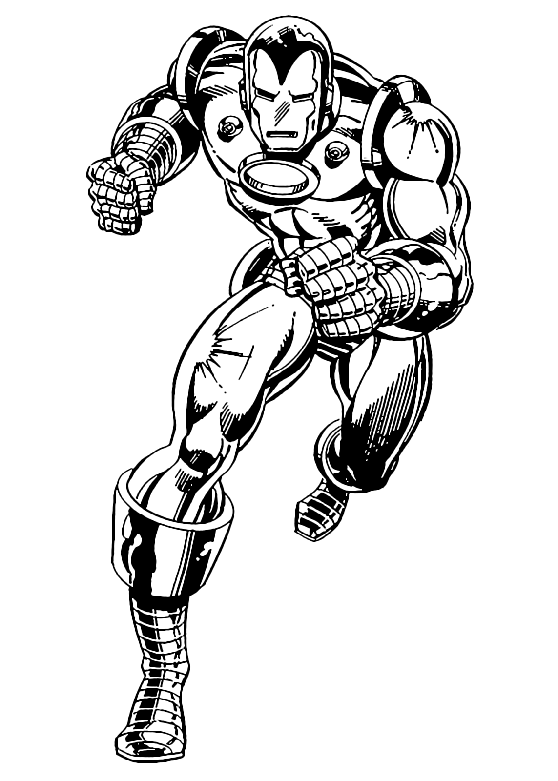 Divertiti a stampare e a colorare i disegni di Iron Man il supereroe fondatore degli Avengers Vivi con lui mille avventure in difesa del mondo