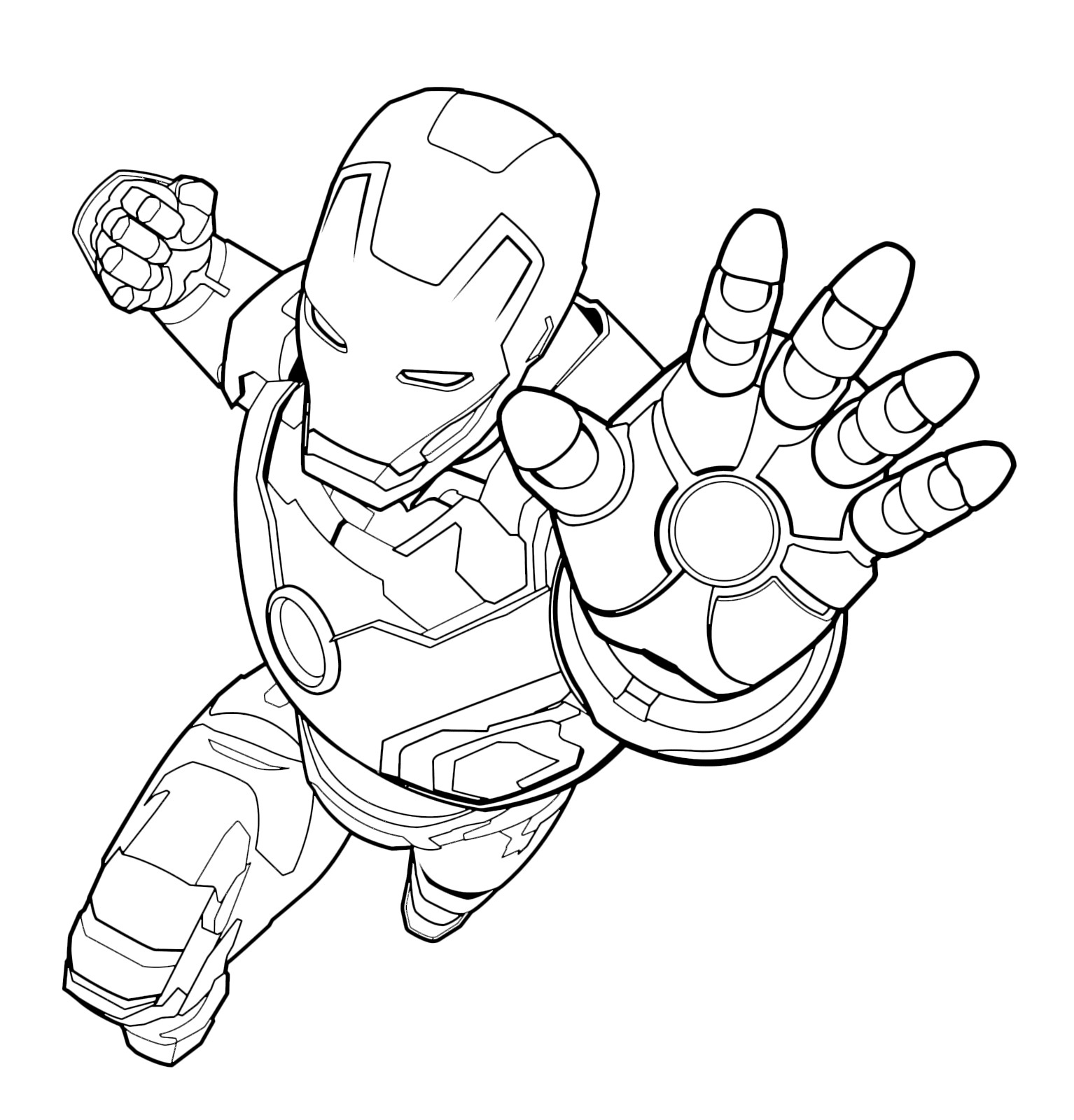 Disegni Di Capitan America Da Colorare