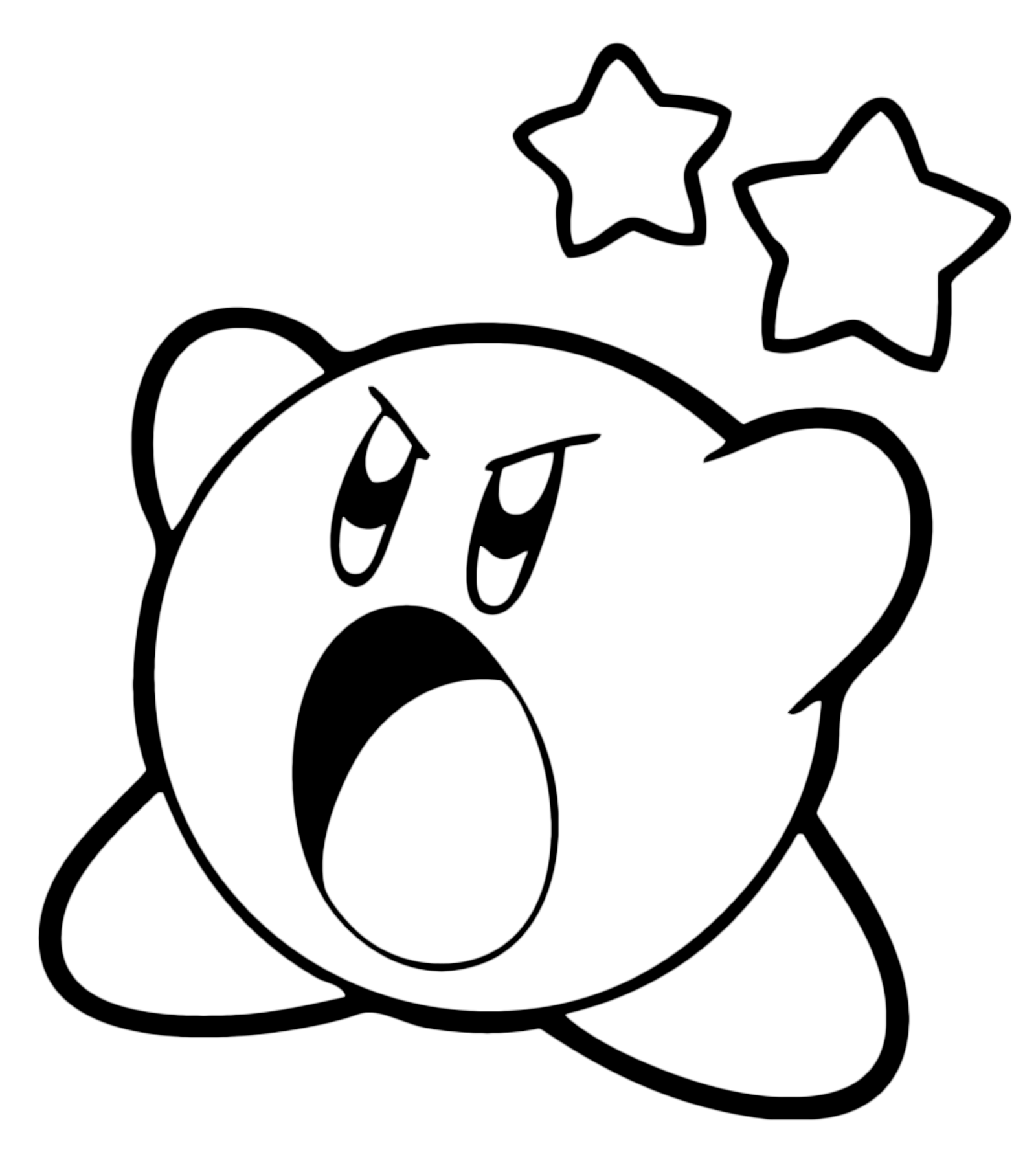 Kirby - Kirby arrabbiato