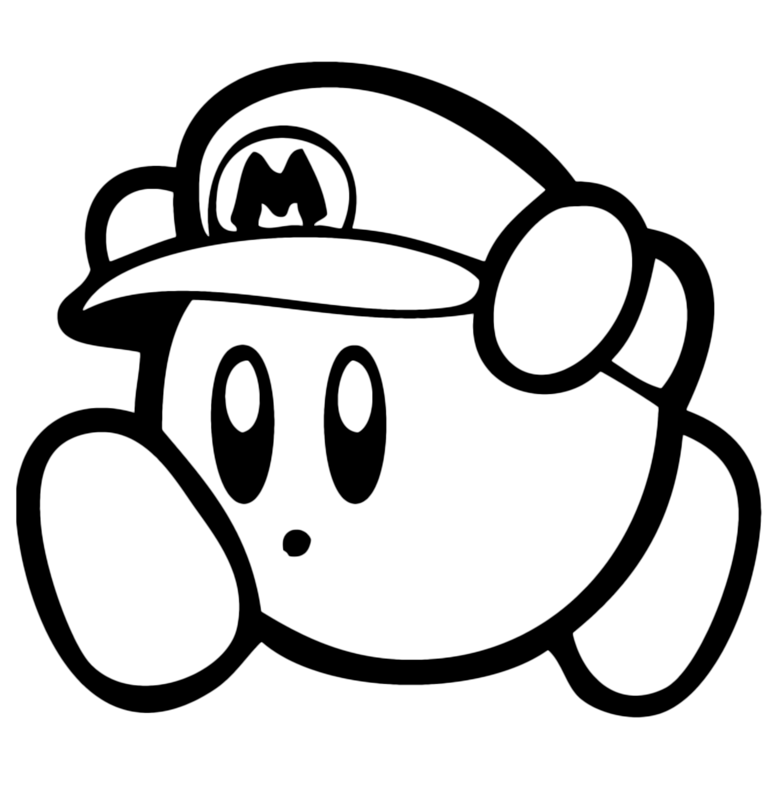 disegni da colorare super mario gatto