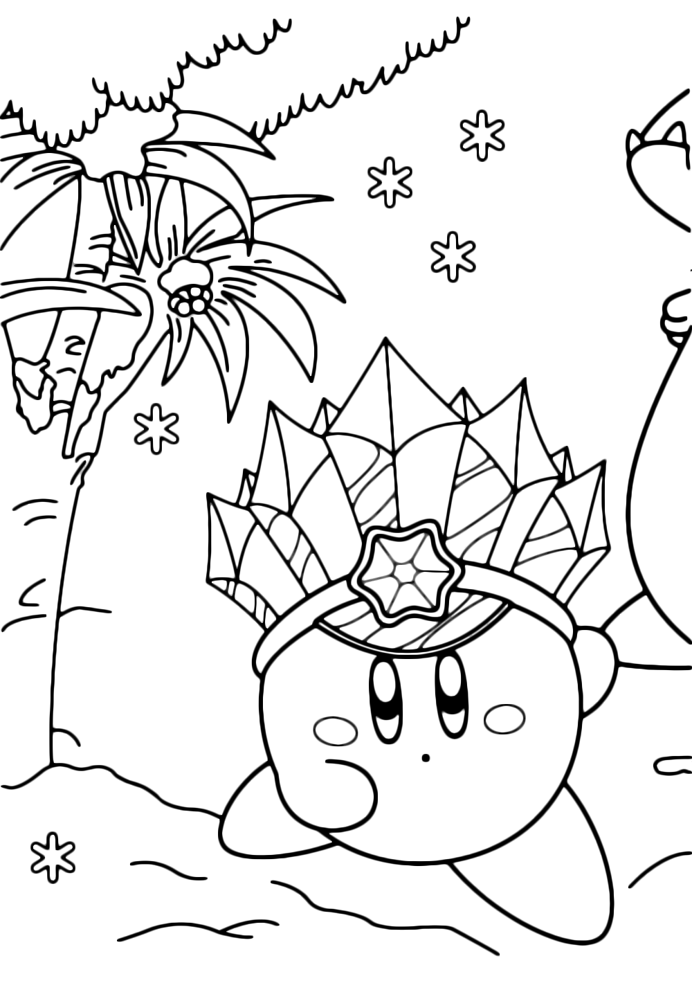 Kirby - Kirby ghiaccio corre