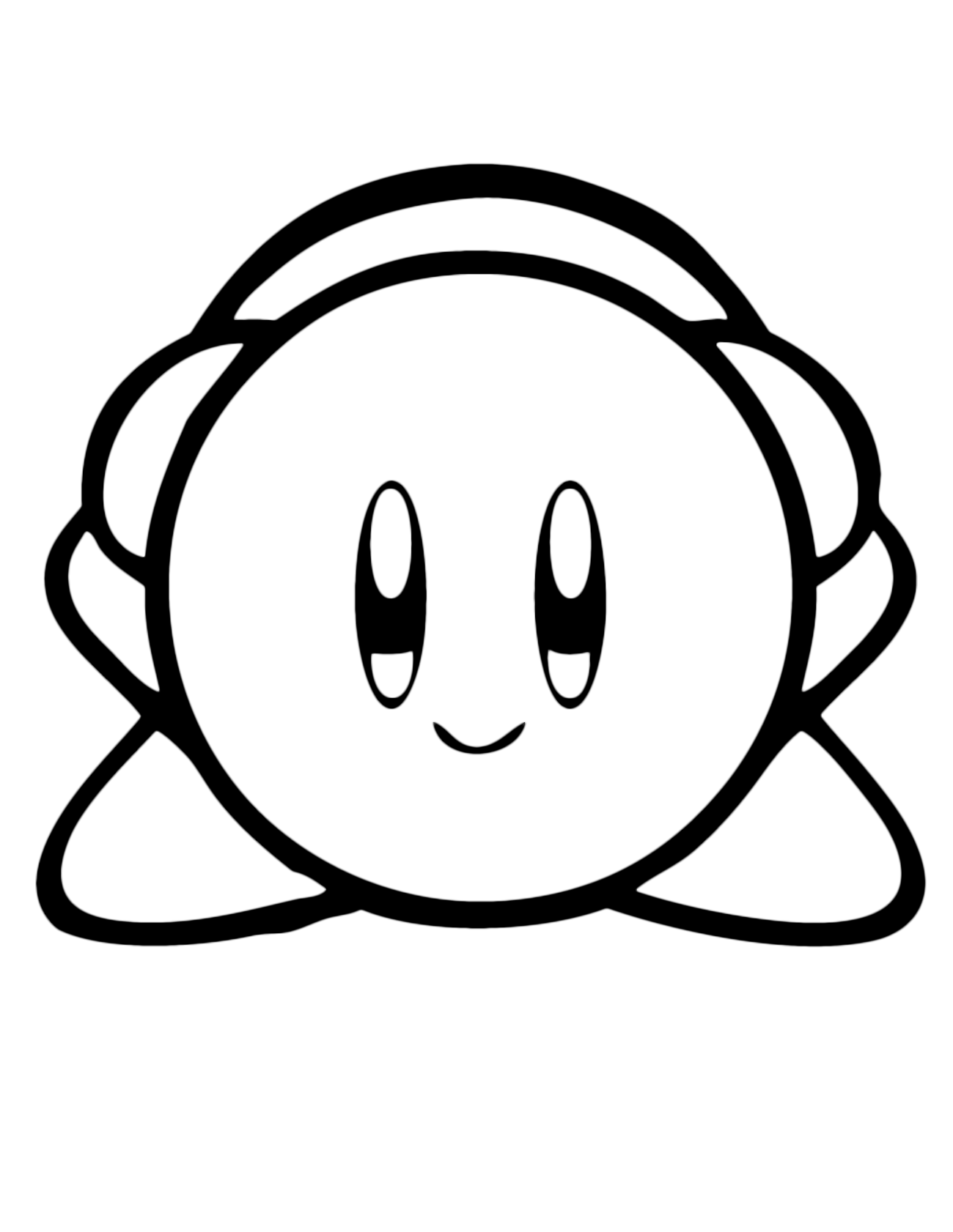 Kirby - Kirby microfono con le cuffie