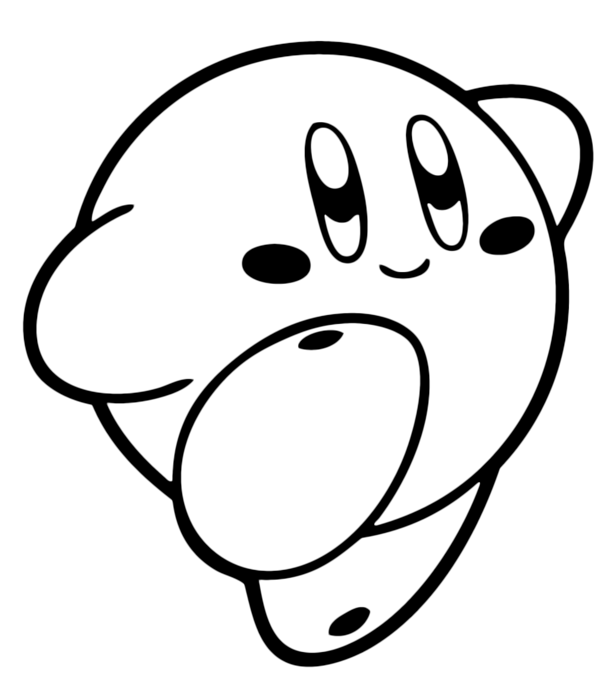 Kirby - Kirby saltella felice