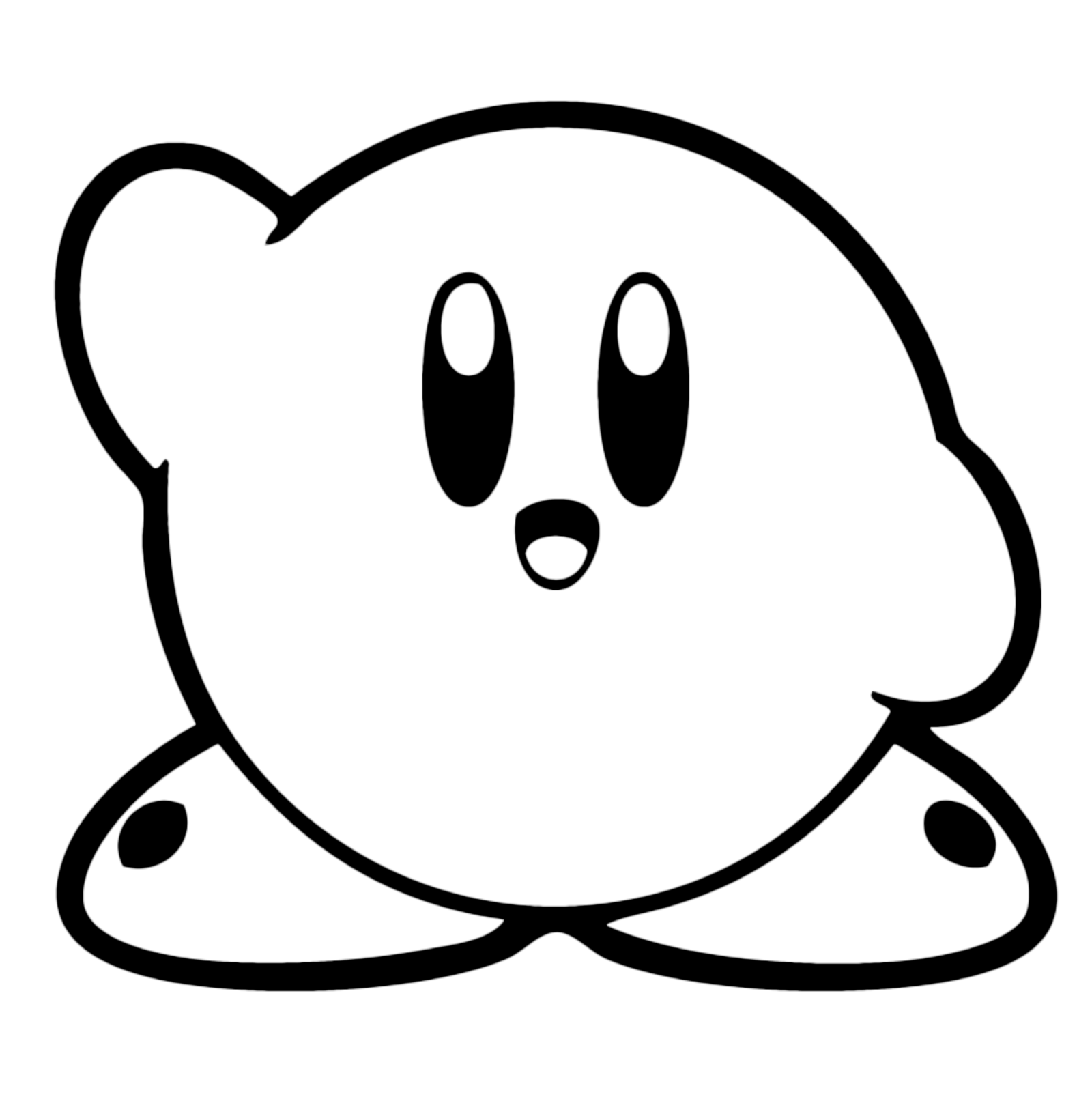 Kirby - Kirby saluta