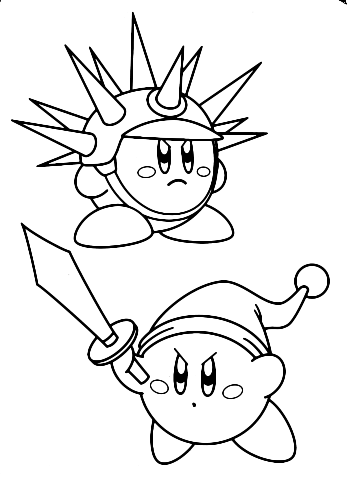 Kirby - Kirby spina e Kirby spada
