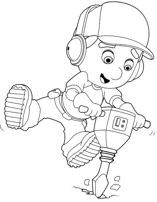 Immagini Di Manny Tuttofare Da Colorare