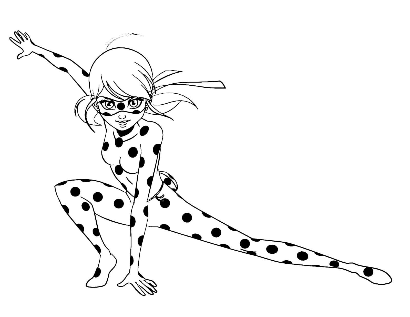 Disegno di LadyBug Miraculous da colorare Updated