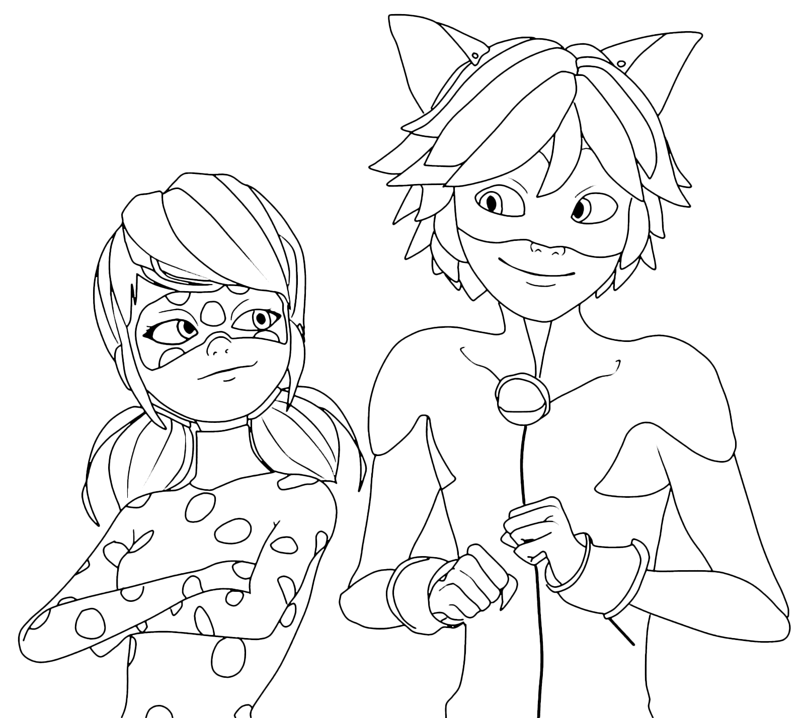 Miraculous Ladybug Disegni Da Stampare E Colorare Coloriage Ladybug 