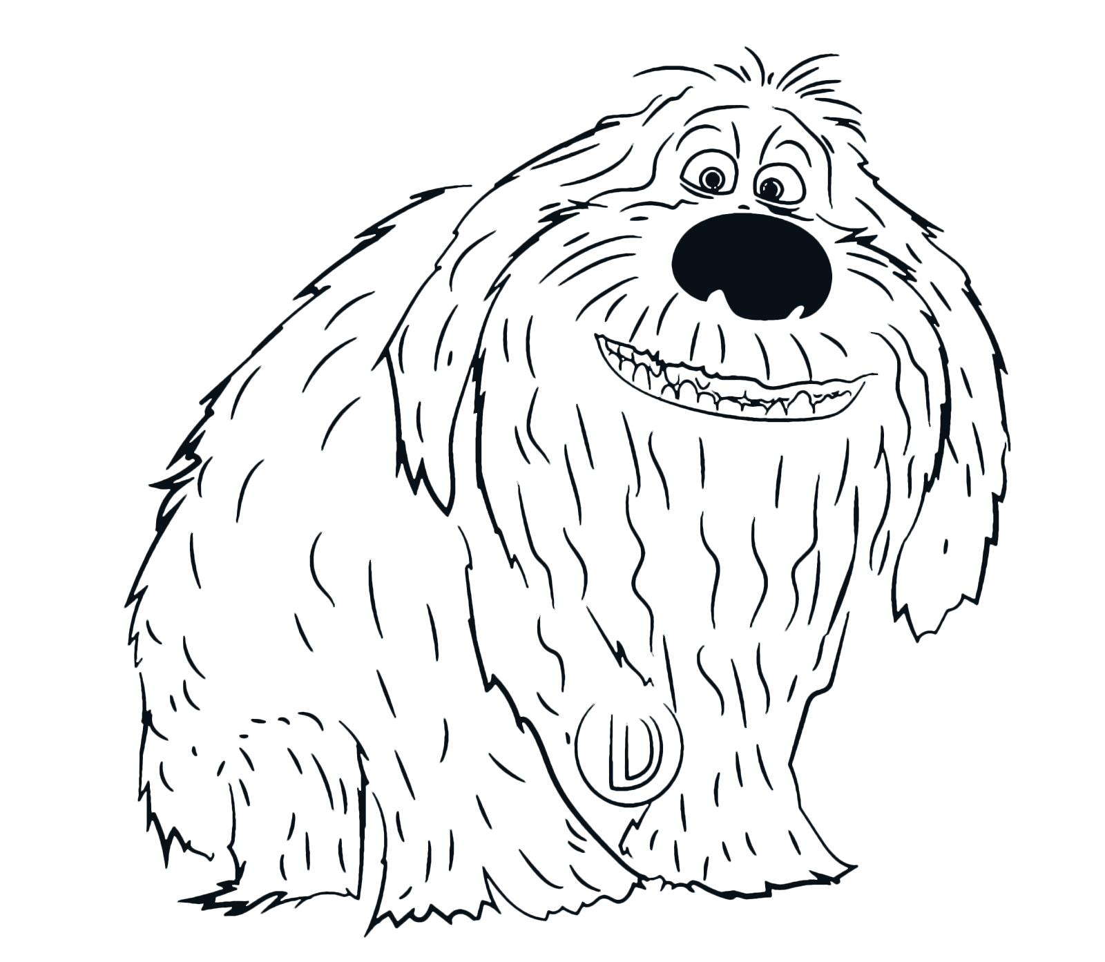 Divertiti a stampare e a colorare i disegni del film d animazione Pets Vita da animali Max e Duke ti aspettano per vivere assieme ai loro amici