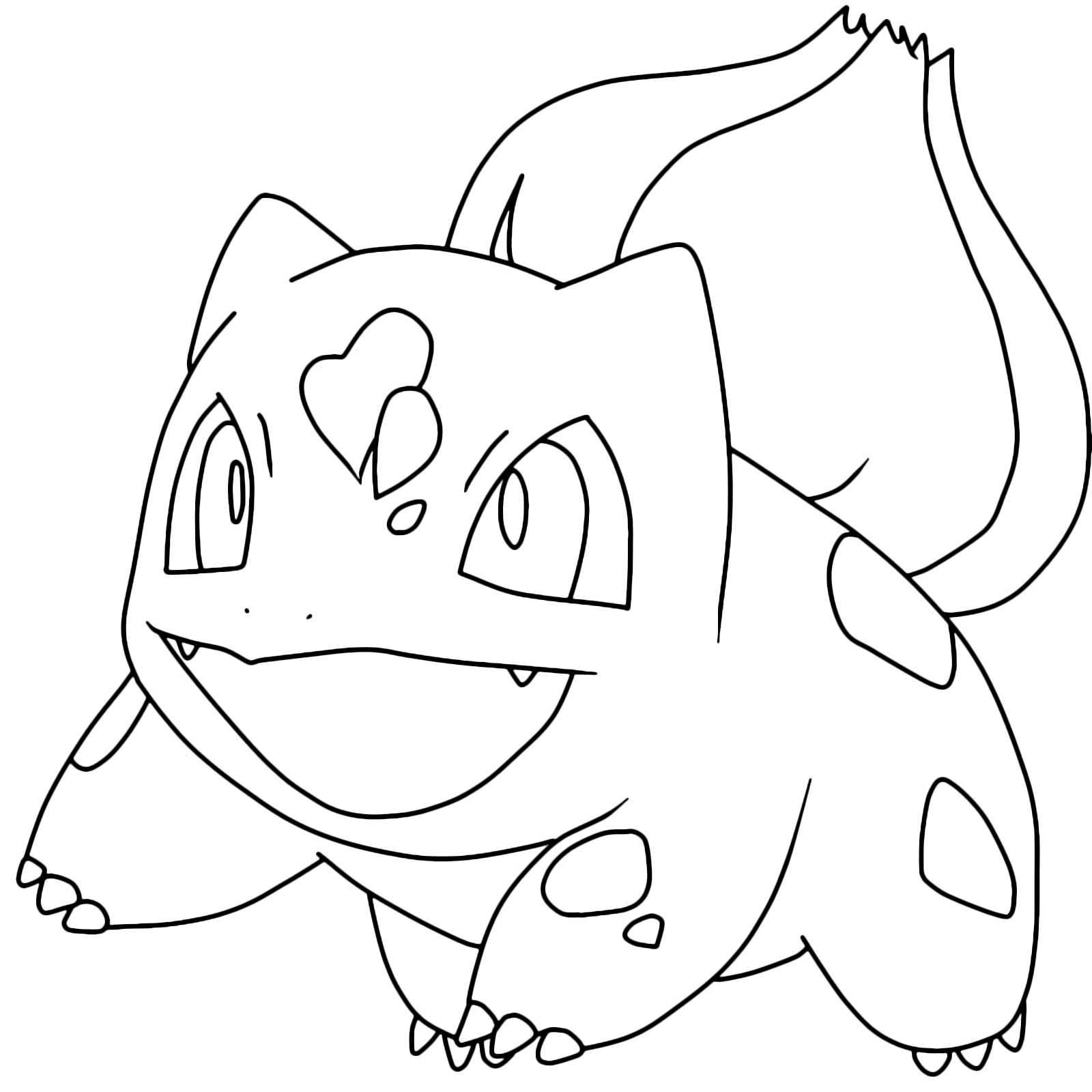 Pokémon - Gen. 1 - Bulbasaur felice- 1 - Erba