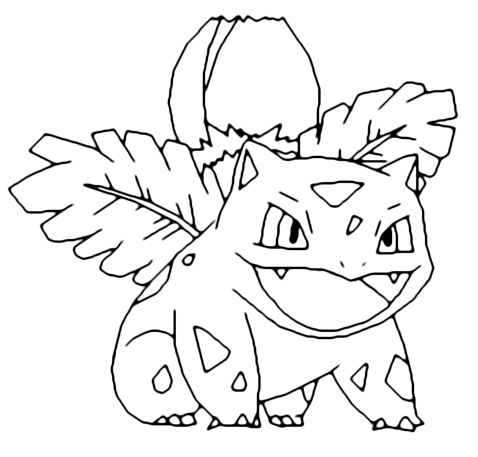 Pokémon - Gen. 1 - Ivysaur felice - 2 - Erba