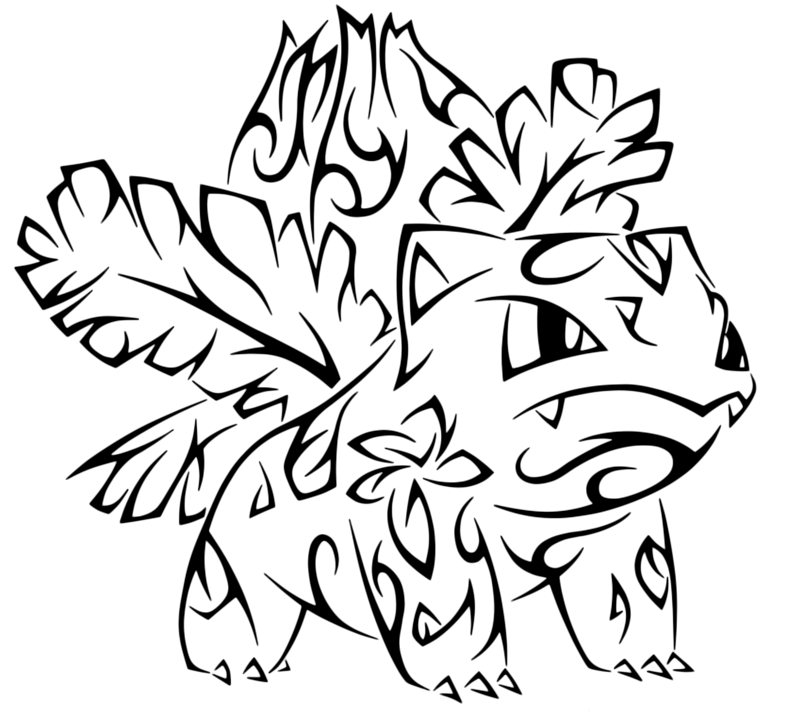Pokémon - Gen. 1 - Ivysaur osserva - 2 - Erba