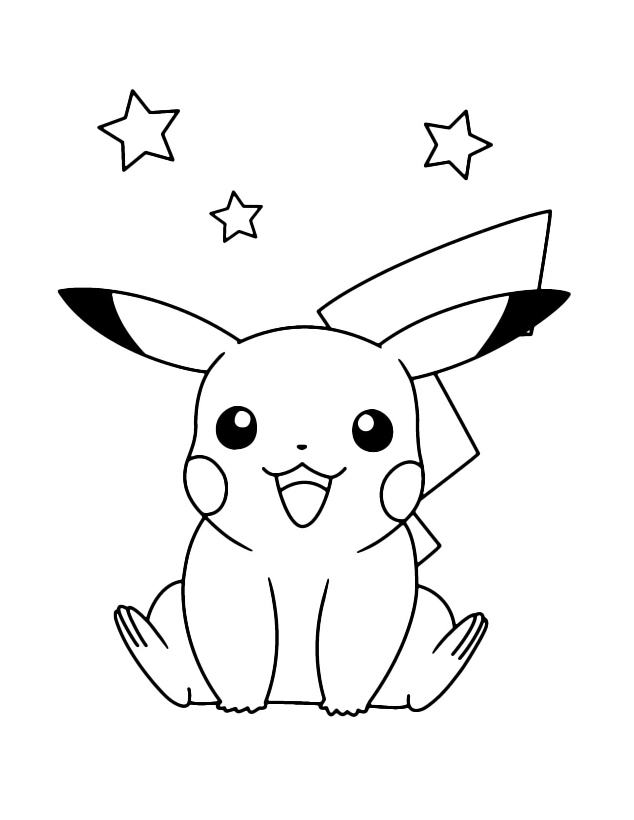disegni da colorare pokemon pikachu