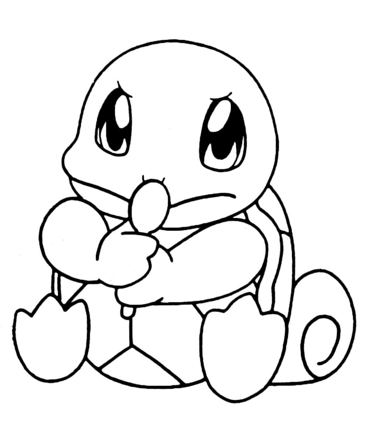 Pokémon - Gen. 1 - Squirtle con il cucchiaio sul naso - 7 - Acqua