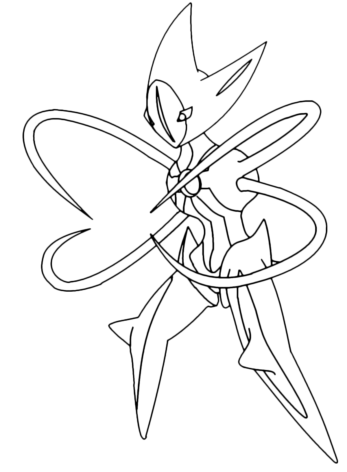 Deoxys con i suoi tentacoli 386 Psico