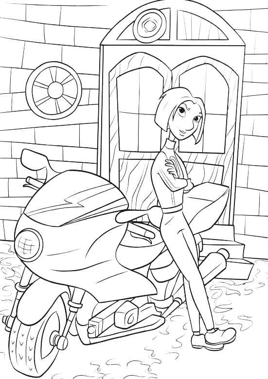 Ratatouille - Colette e la sua moto