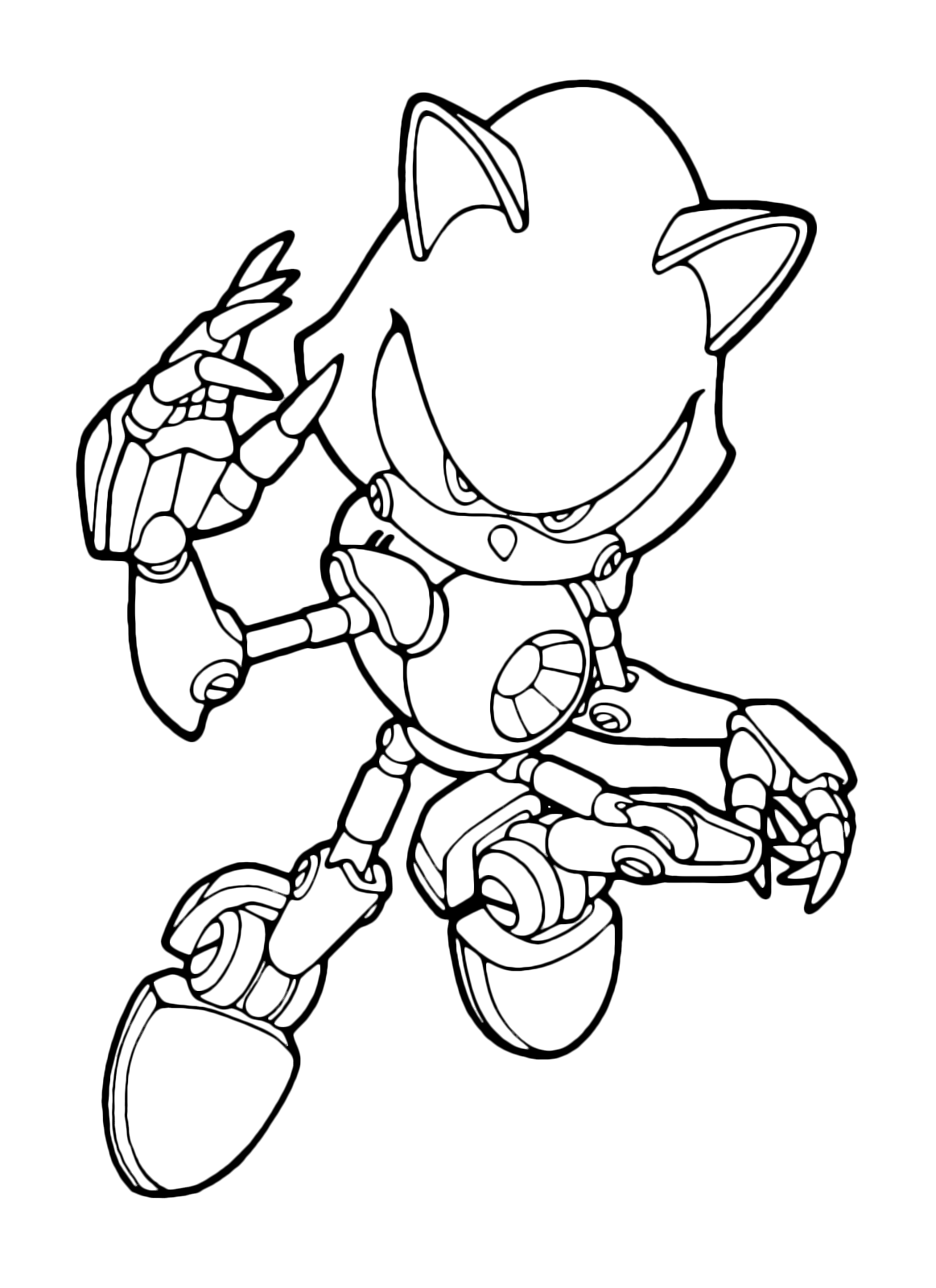 Sonic Boom Metal Sonic Il Robot Malvagio Nemico Di Sonic