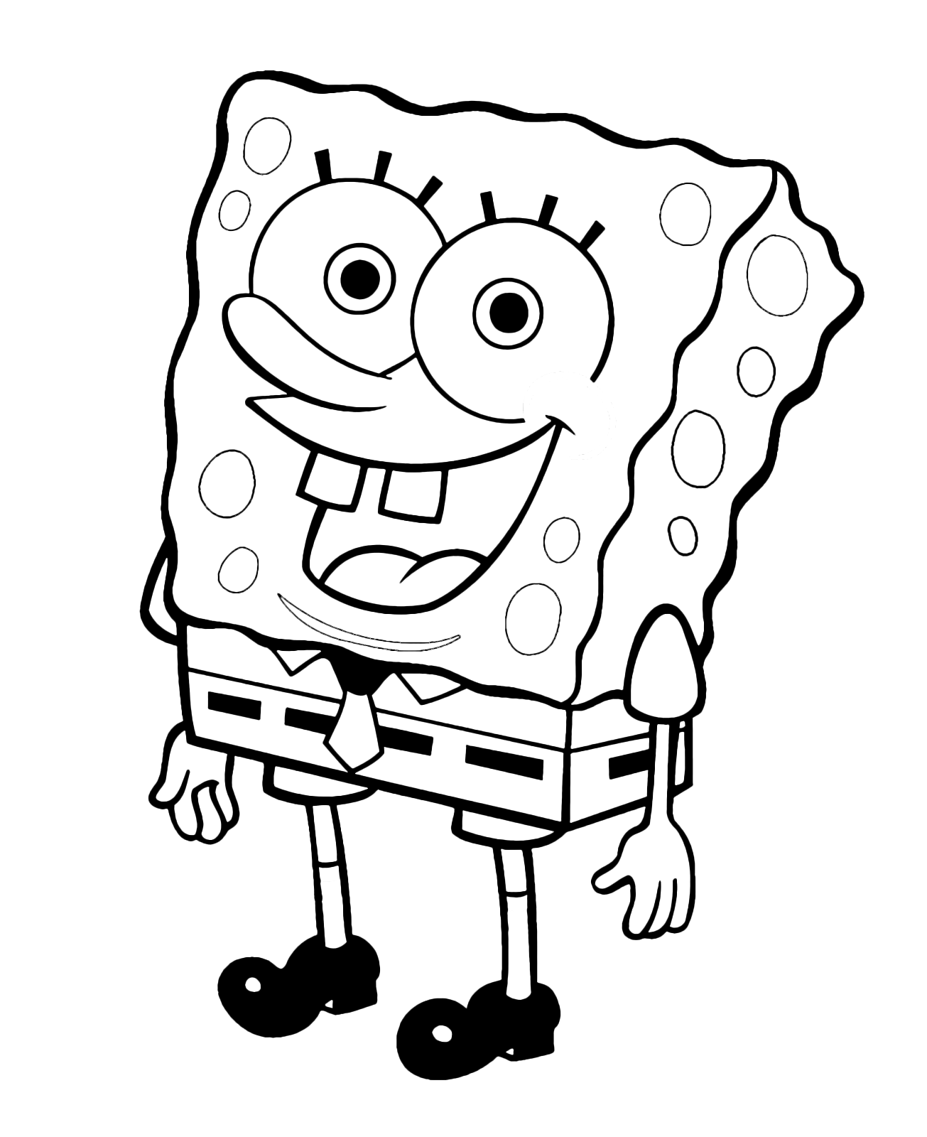 Disegni di SpongeBob da colorare